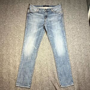 Rock & Republic Jeans Womens Size 12M Berlin Fit Slim Leg Distressed Stretch